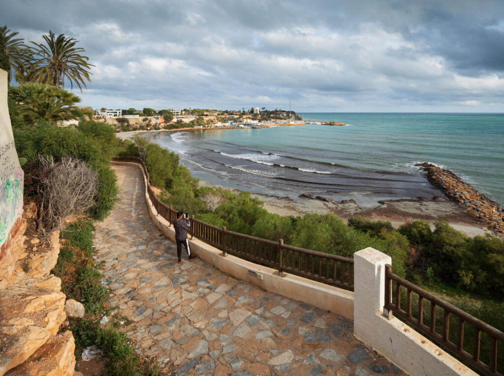 Coastal walking path between La Zenia and Cabo Roig, Orihuela Costa